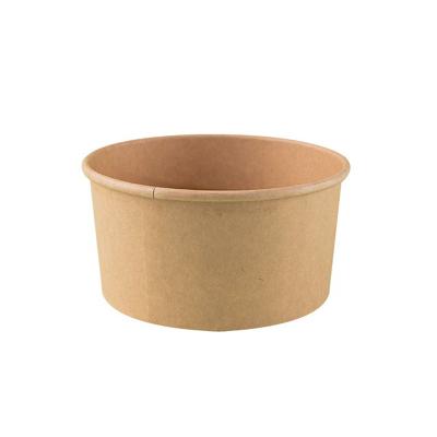 China Recyclable Wholesale Custom Wrap Around Bento Wrapping Paper Food Bowl Disposable Paper Box Paper Bowl for sale