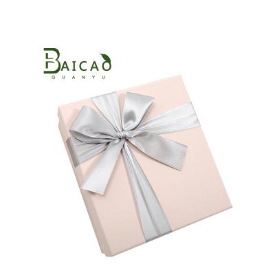 China Recyclable Pink Packaging Gift Box Packaging Wedding Gifts for sale