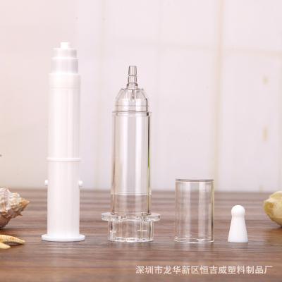 China Transparent Packaging Tube Needle Is Detachable Skin Care Tube Eye Cream Applicator Syringe Bottle For Cosmetics for sale