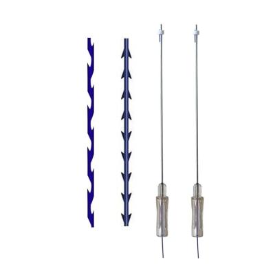 China Safety and easy operation Korea PDO anti-aging threads blunt needle L 19G 100mm tooth 4d thread for sale