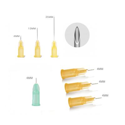 China Disposable Safety Mesotherapy Needles 30G 32G 34G Hydra Meso Needle for sale