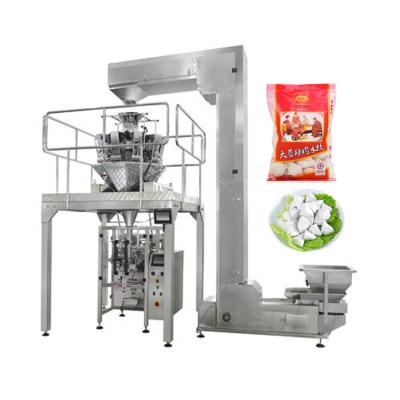 China Automatic Vertical Frozen Food Empanadas Packing Machine Rice Dumpling Cereal Bag Filling Machine 1kg 2kg for sale