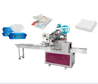 China Multifunctional Automatic Maternal and Infant Food Wet Paper Towels Marking and Easy Tear Sandbag Packaging Machine for sale