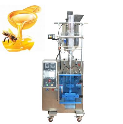 China Small food machine for frying oil/oil pouch/peanut butter packing machine by pump liquid for sale