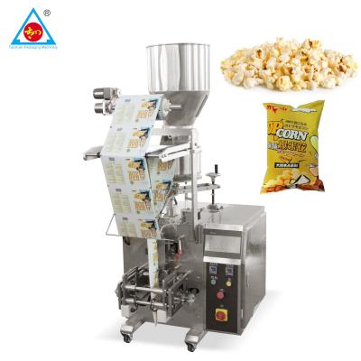 China Automatic Food Popcorn Puffed Food Tea Ice Pop Granular Beans Packing Machine With Air Filling Bag for sale