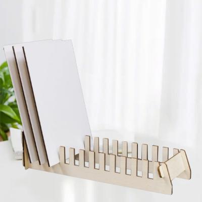 China Europe wooden postcard display stand for 12 greeting cards, greeting card holder, wooden postcard display greeting card holder for sale