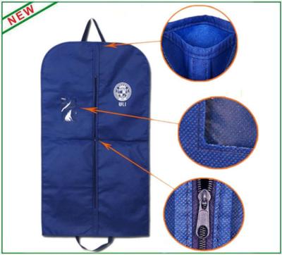 China Peva Fold Down Hanging Garment Bag For Suits , Storage Hanging Clothes Bag for sale