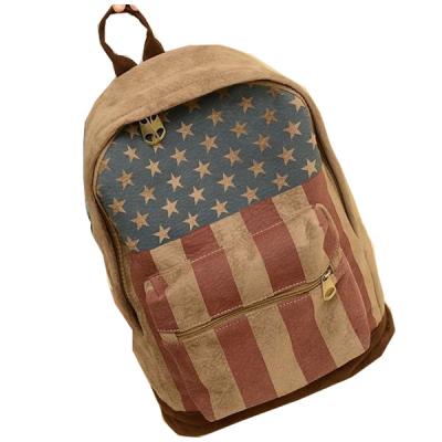 China Printed Chamois Leather Backpacks / Travelling Backpacks For Girls In High School for sale