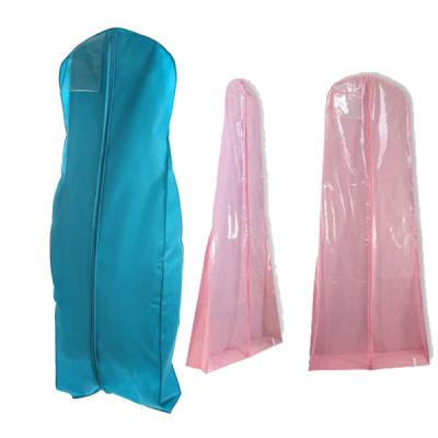 China Personalized Hanging Garment Bag for Wedding Dress , Blue / Pink / Purple for sale