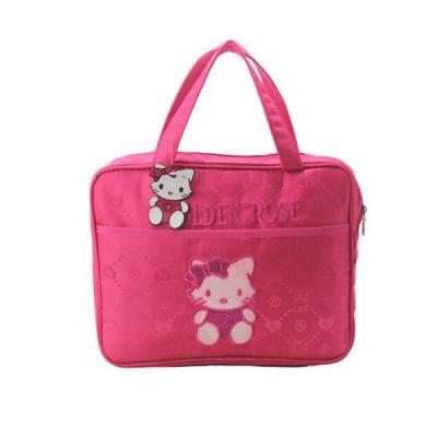 China Rose Ladies Computer Bags Small Laptop Briefcase with Carton Design for sale