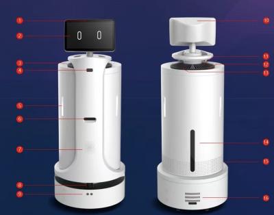 Китай Торговый центр робота 1500ml h брызг обеззараживанием OEM ультрафиолетов автоматический продается