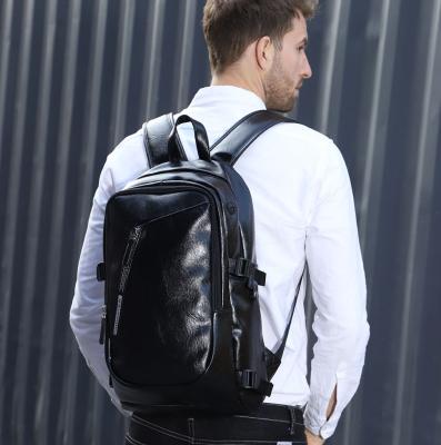 China With USB YARWAYER Business Travel Waterproof Backpack Men Smart USB Port With Earplugs for sale