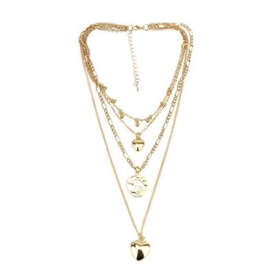 China FASHIONABLE Chain Necklace Women's Cuban Link Jewelry Gold Plated Necklace for sale