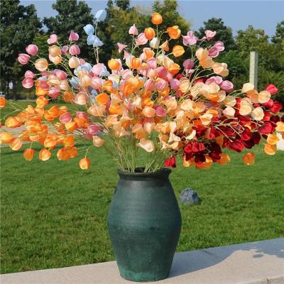 China Mini Artificial Flowers High Simulation DREA Lantern Fruit Arch Holiday Party Wedding Home Decor Supplies Plants DIY Christmas Silk Gifts for sale