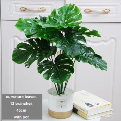 China High Simulation DREA Artificial Mini Potted Plastic Plants For Home Office Wedding Table Decorations for sale