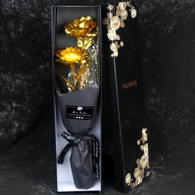 China Agriculture DREA 40cm Christmas Valentine Wedding Gift 24k Gold Foil Rose Yiwu Factory Direct Wholesale Price for sale