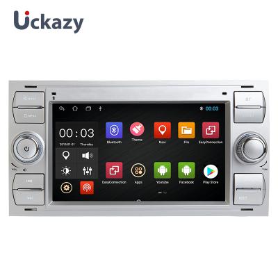 China SDK 2 din Android 11 Car Radio For Ford Focus 2 Ford Fiesta Mondeo 4 C-Max S-Max FusionTransit Kuga Multimedia Audio Stereo HeadUnit for sale