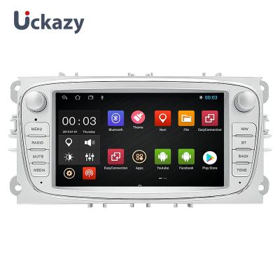 China SDK Uckazy 2 din Android 11 Car Multimedia Player For Ford Focus 2 3 4 mk2 Kuga Mondeo Fiesta TransitConnect S-C MAX Radio Head Unit for sale