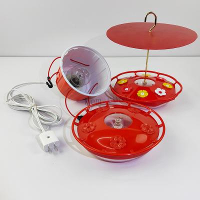 China Wholesale Viable Pet Tray Outdoors Hummingbird Feeder For Winter Heater Bird Feeder Hummingbird Feeder Heater for sale