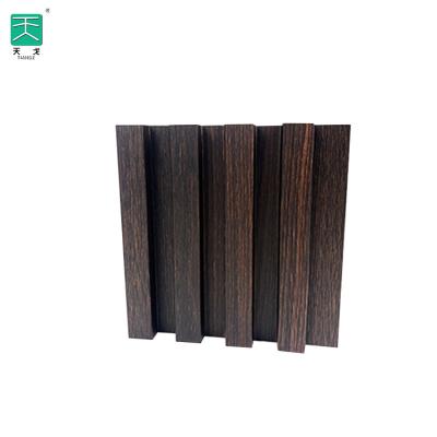 China Modern Minimalist Tiange MDF Fluted Decorative Grill Pine Cladding 3D Slat Wall Panel for sale