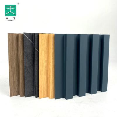 China Minimalist High Quality Decorative Solid Wood Dangling Timber Wall Room Plank Wood Panel Panel for sale