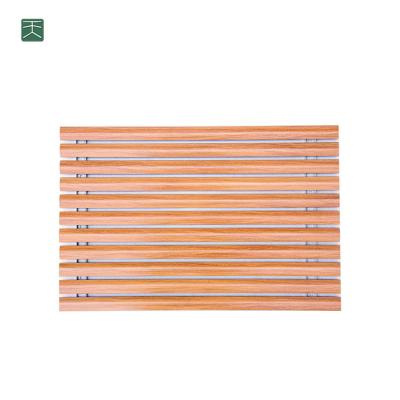 China Tiange Waterproof Gymnasium Ceiling Plate Panel Fluted Aluminum Decorative Wall Acoustic Tile For Hotel for sale