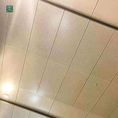 China Modern Acoustic Acoustic Perforated Aluminum Perforated Fireproof Panel Home Decor Acoustic Acust Tiange Studio Wall Ceiling Tile for sale