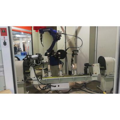 中国 Customizable factory spot welding machine workstation robot workcell robot workstation 販売のため