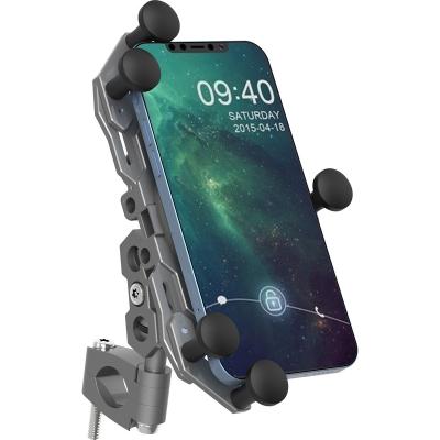 China Standard Sizes Adjustable Aluminum Mobile Bracket Bicycle For Motorcycle Cell Phone Outdoor Mount Holder for sale