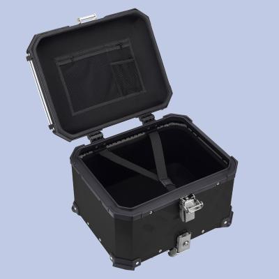 China New Latest Design 45L Motorcycle Steel Top Box High Quality Aluminum Alloy Motorcycle Tail Box for sale