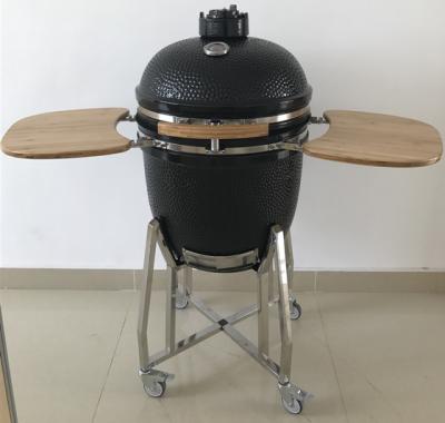 中国 緑475mm Kamadoの陶磁器の木炭グリル 販売のため