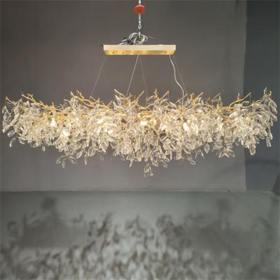 China Modern Large indoor decoration project pendant light fixture lighting gold 1 layer pendant lamp for home hotel for sale