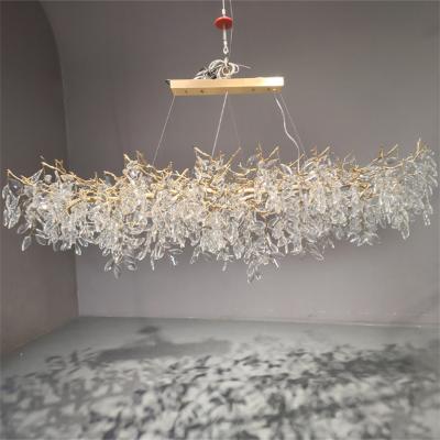 China Modern Large customized dimmable project pendant light fixture unique new design indoor decorative cloud pendant light for sale