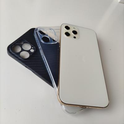 China 3in1 Shockproof Case Tempered Film For iPhone 13-Pro-Max Pro Case Drop shipping/1+1+1/Matte TPU PC Back Cover Phone Case for sale