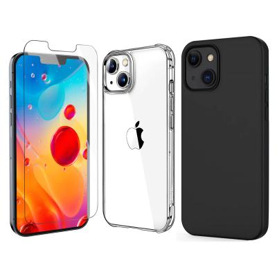 China Phone Strap iPC11 iPhone Case With Screen Protector Suit For iPhone 13-14/Mini-Pro-Pro Max Double Case With 9H Screen Protector Packing for sale