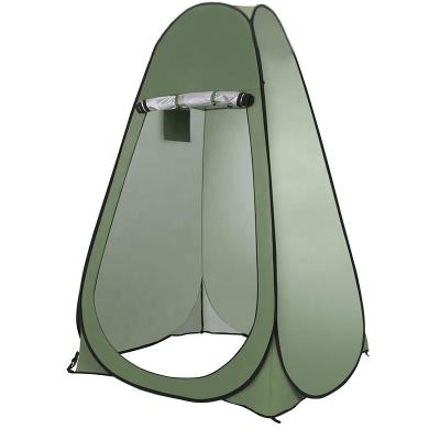 China New design portable sunscreen noise privacy shower tent padmanufacture foldable outdoor camping toilet for sale