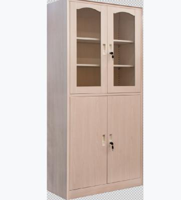 China JINHU GROUP filing cabinet metal storage cabinet hot selling wood grain transfer steel file cabinet expandable for sale