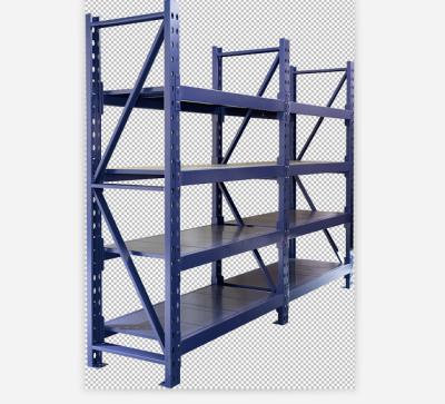 China JINHU GROUP Storage Shelves Double Sided Heavy Duty Steel Warehouse Shelving Steel Goods Show Metal Storage Shelf for sale