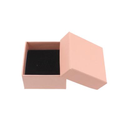 China Recyclable Custom Luxury Pink Printed Cardboard Jewelry Packaging Gift Paper Hard Rigid Lid And Base Boxes for sale