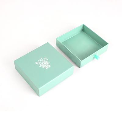 China Recyclable Custom Logo Printed Gift Slipping Drawer Necklace Ring Bracelets Bangles Jewelry Cardboard Packaging Box for sale