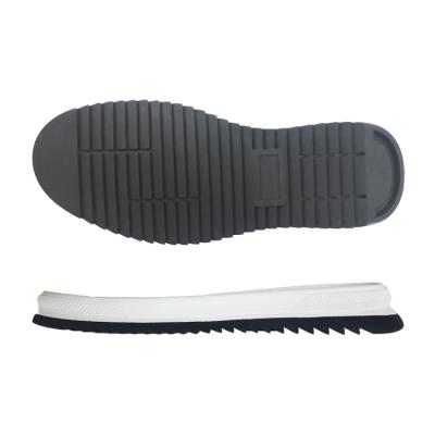 China New design super soft and anti-skid style business casual wear soft rubber sole for men shoes for sale