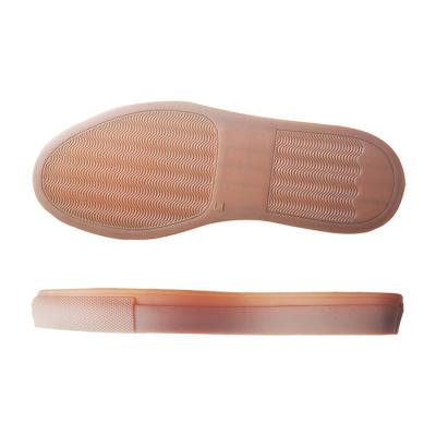 China Factory Direct Selling Transparent Lightweight Rubber Skateboard Shoes Single Coffee Color for sale