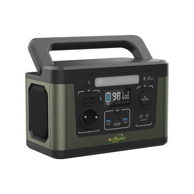 China Type C 600W 560Wh 12V DC Lithium Battery Outdoor Super Portable Power Station For Camping Use for sale