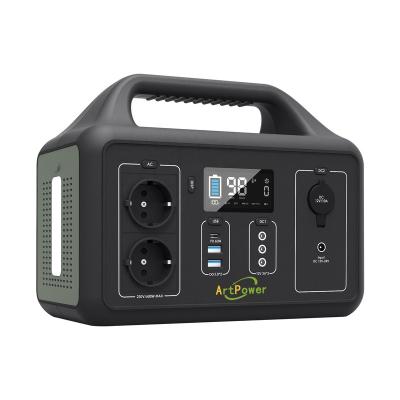 China Type C 600W 560Wh Black / Army Green Portable Power Station For Camping Use for sale