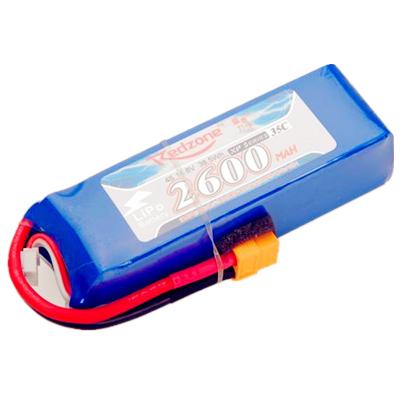 China RC Hobby RedZone 2600mah 4S 40C 14.8V RC Helicopter lithium battery-XT60 Plug For RC Toy Rc Car for sale