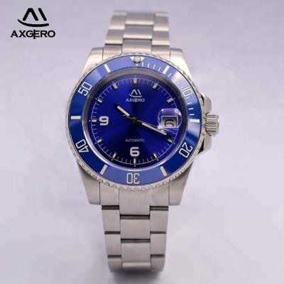 China Stylish Ceramic Bezel Private Label Automatic Date Men's Diver Japan Movement Automatic Mechanical Watch for sale