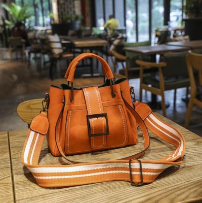 China Bag 2023 version oblique span other women's high quality superior sense portable design wax oil skin Korean casual shoulder fashion one for sale