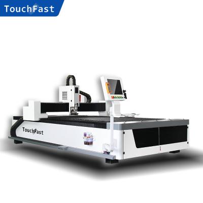 China Best quality Touchfast 3kw water cooled cnc sheet and tube fiber laser cutting machine iron plate fiber laser price/lazer cutting machine for sale