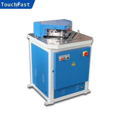 China Adjuatable Angle Notching Machine Touchfast Hydraulic Adjustable Cutting Angle Corner Plate Notching Machine for sale