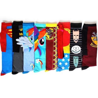 China Cotton Breathable Wholesale Funny Men's Long Socks Cap Cartoon Hoodies Crazy Novelty Coat Happy Streetwwear Hoodies for sale